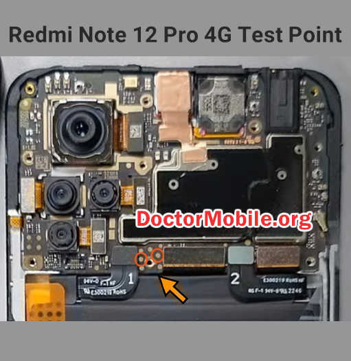 Redmi Note 12 Pro 4G Test point