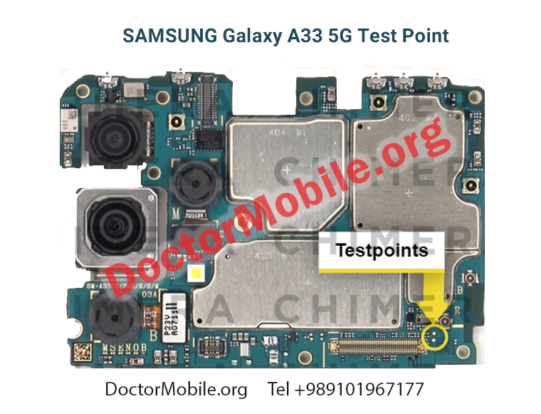 test point SAMSUNG A33 5G