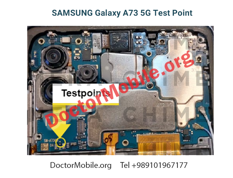 test point SAMSUNG A73 5G